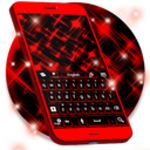 keyboard red android application logo